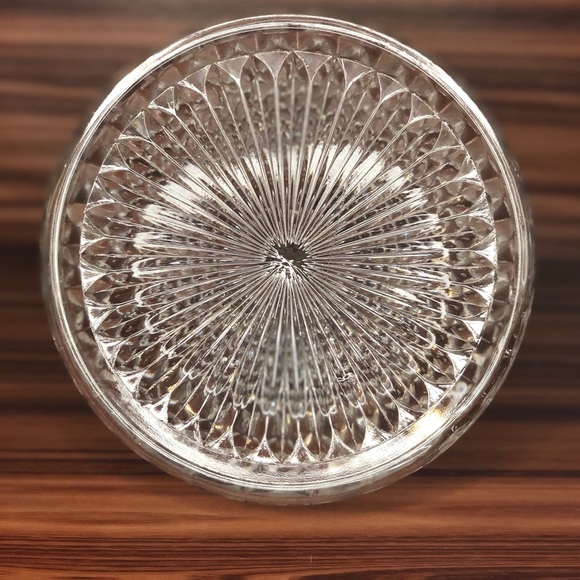 Vintage 50’s High Quality Crystal Glass Ship's Decanter Diamond Cut English - Picture 14 of 15